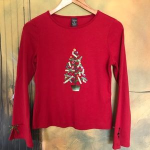 Copper Key girls Christmas tee size 16